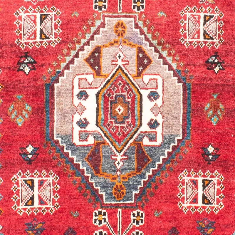 Ghashghai Teppich 102x152cm - Perserteppich - rot