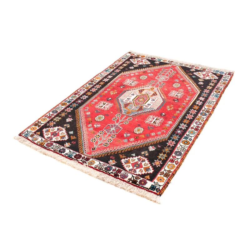Ghashghai Teppich 102x152cm - Perserteppich - rot