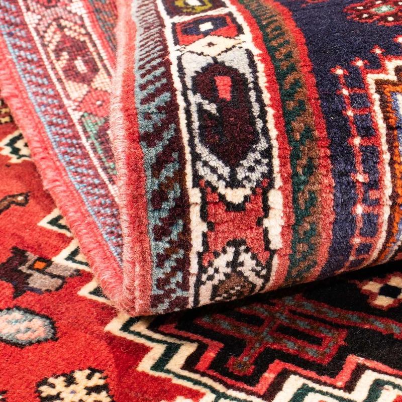 Perserteppich - Nomadic 116 x 170 cm - dunkelrot