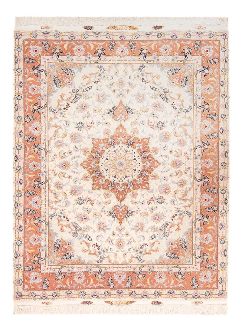 Perserteppich - Täbriz - Royal - 150 x 210 cm - beige