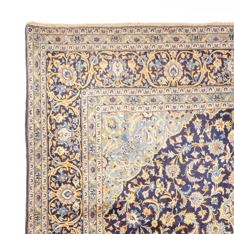 Perserteppich - Keshan quadratisch - 395 x 410 cm - dunkelblau
