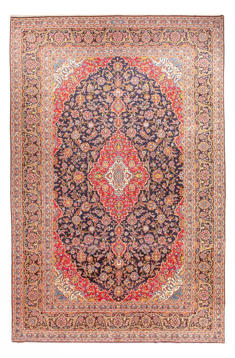 Perserteppich - Keshan - 310 x 445 cm - dunkelblau