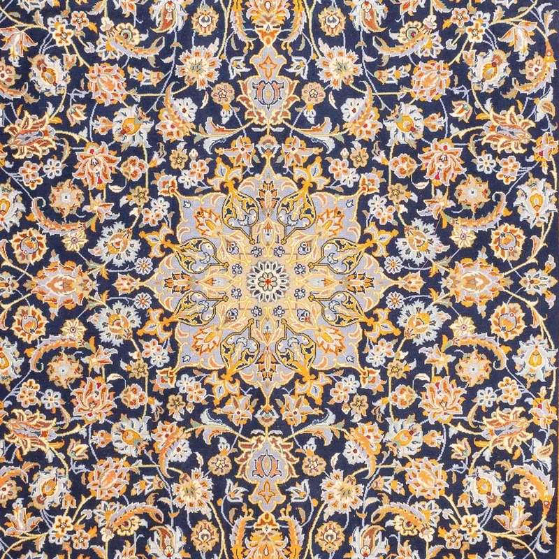 Perserteppich - Keshan - 288 x 402 cm - dunkelblau
