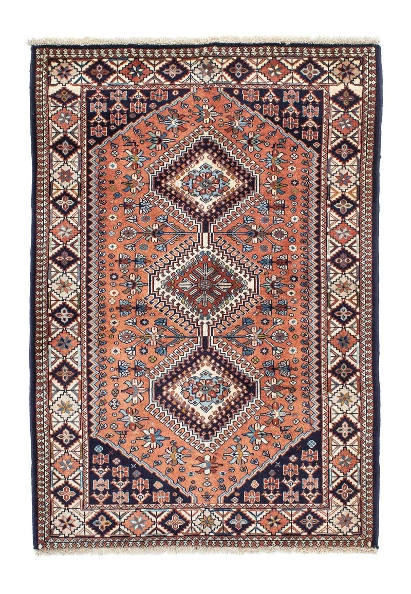 Yalameh Teppich 100x152cm - Perserteppich - hellrot
