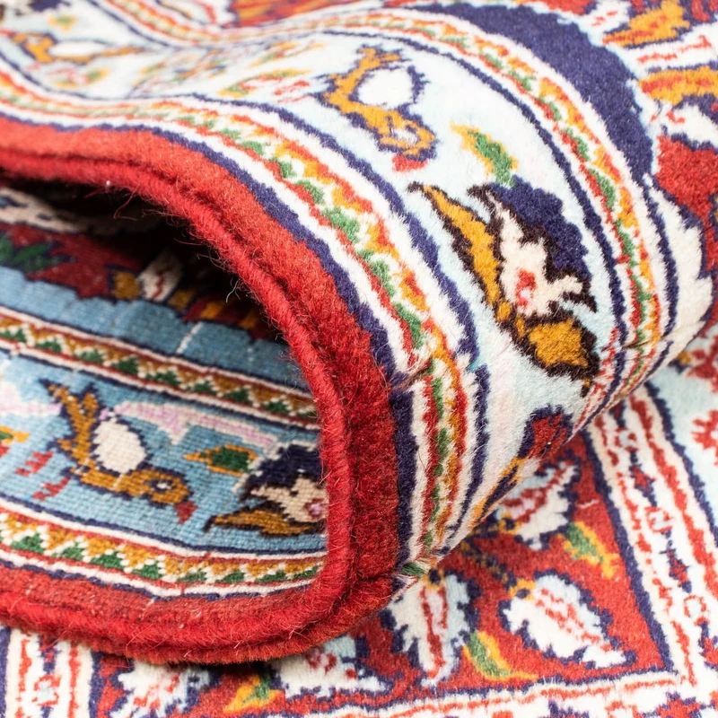Moud Teppich 200x300cm - Perserteppich - dunkelrot
