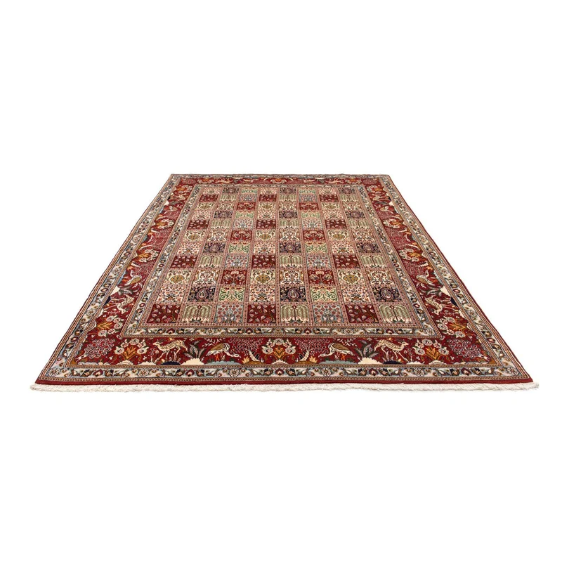Moud Teppich 200x300cm - Perserteppich - dunkelrot