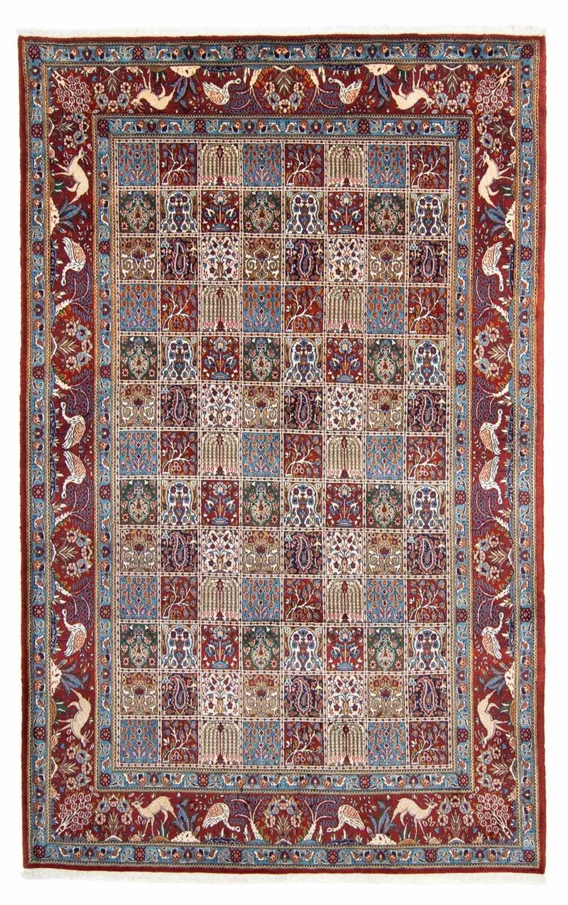 Moud Teppich 200x300cm - Perserteppich - hellrot
