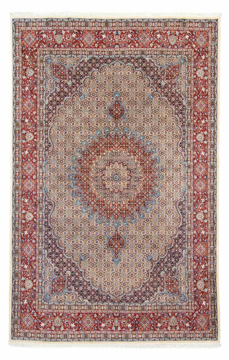 Moud Teppich 200x295cm - Perserteppich - hellrot