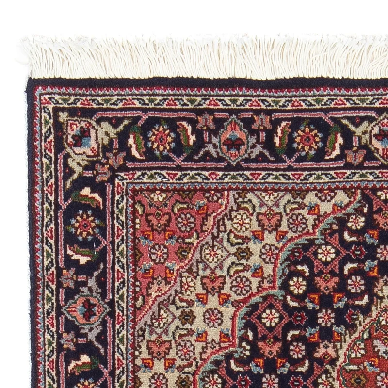 Täbriz - 50 Raj Teppich 60x90cm - Perserteppich - dunkelblau