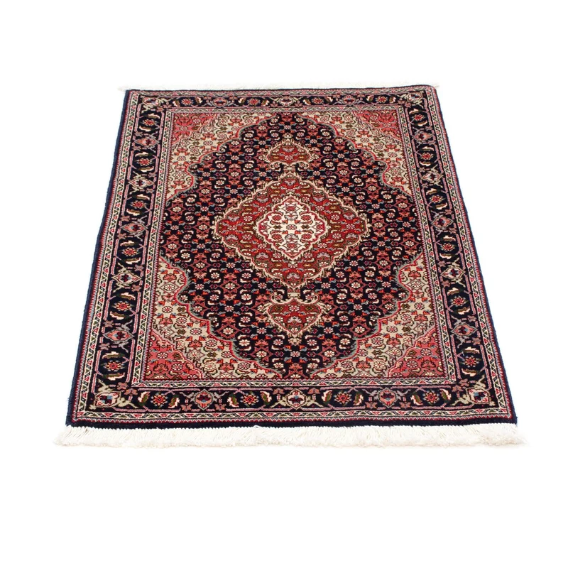 Täbriz - 50 Raj Teppich 60x90cm - Perserteppich - dunkelblau