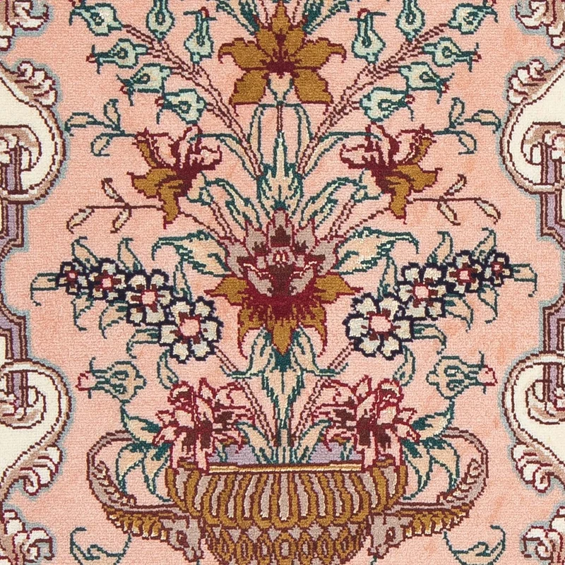 Täbriz - 50 Raj Teppich 60x90cm - Perserteppich - beige