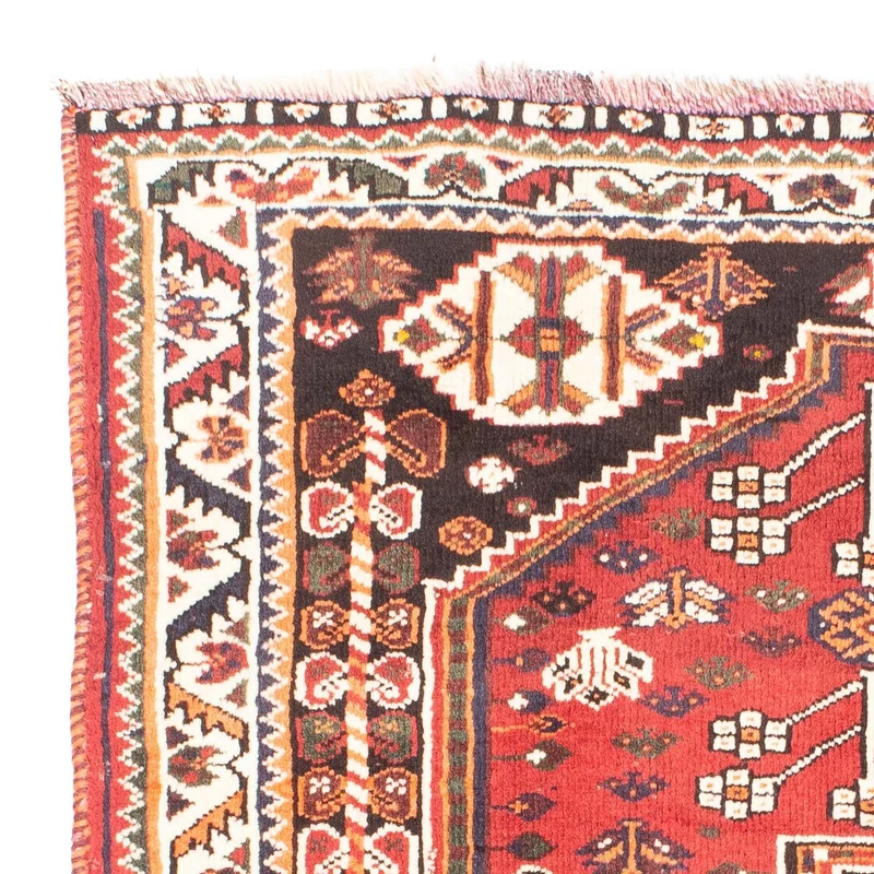 Shiraz Teppich 110x147cm - Perserteppich - rot