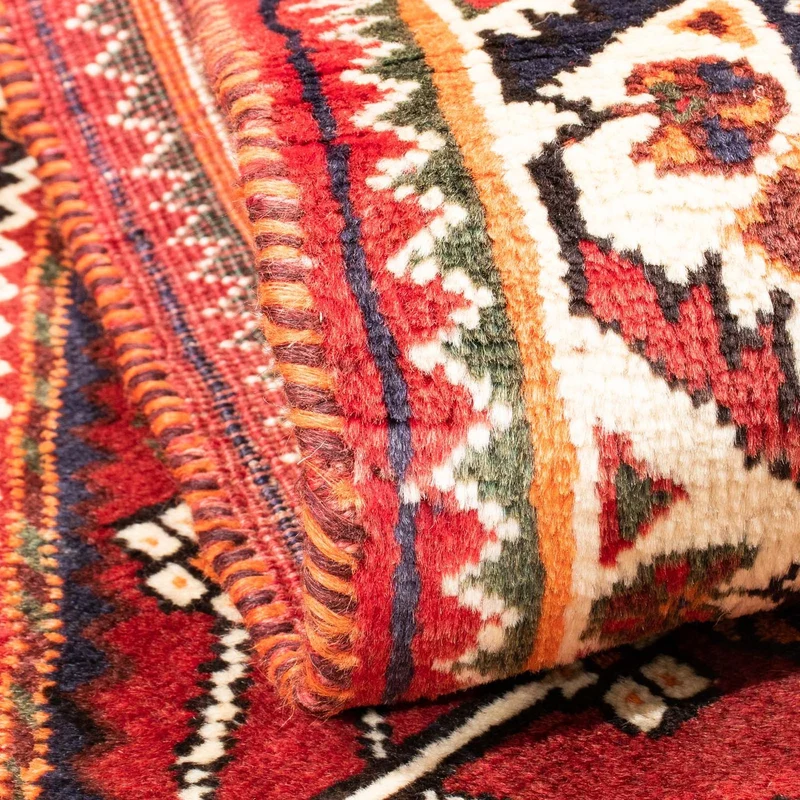 Shiraz Teppich 110x147cm - Perserteppich - rot