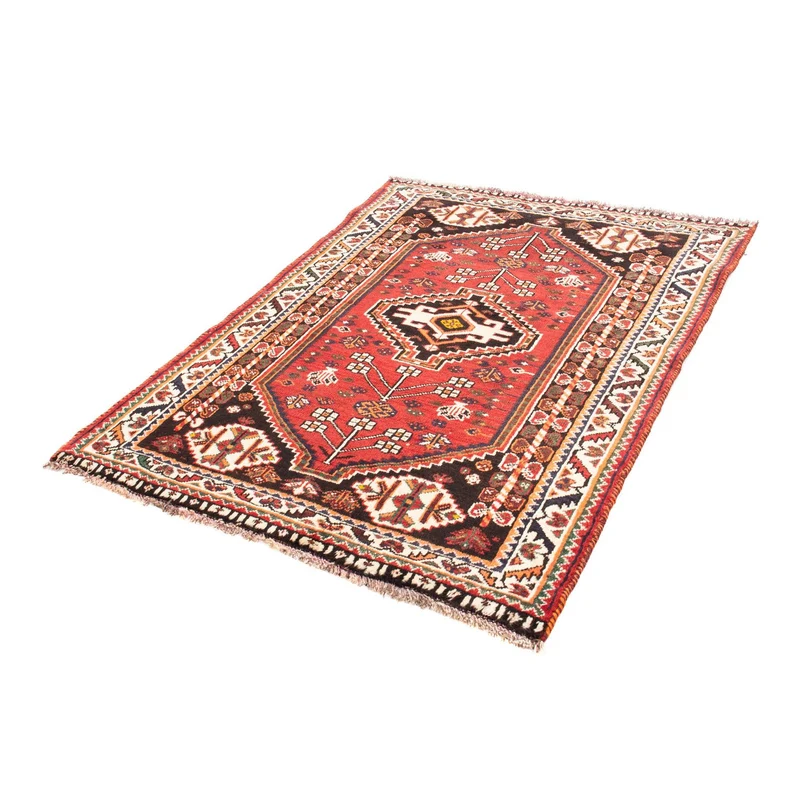 Shiraz Teppich 110x147cm - Perserteppich - rot