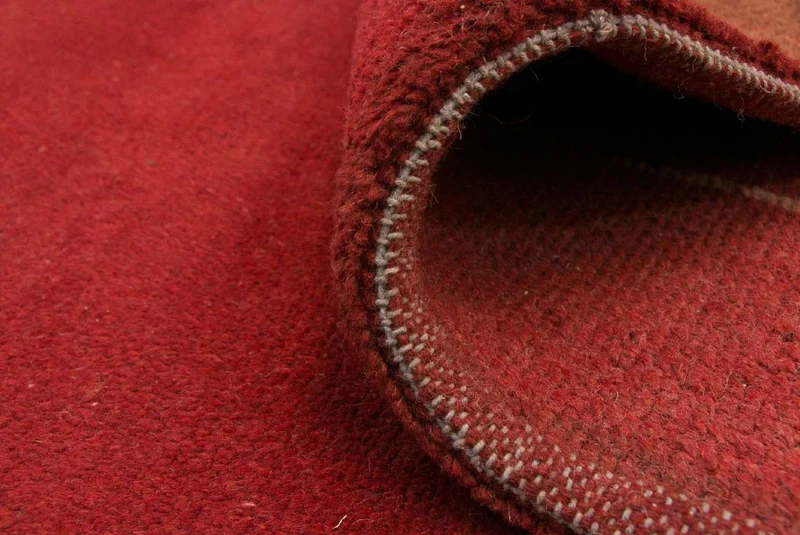 Nepal Teppich 70 x 140 cm - rot