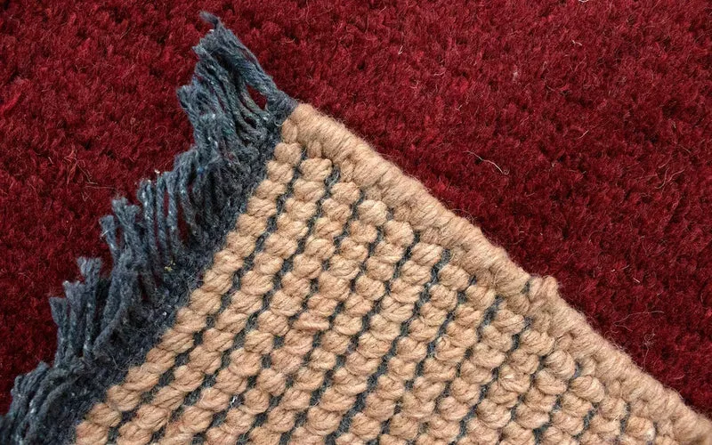 Nepal Teppich 70 x 140 cm - rot