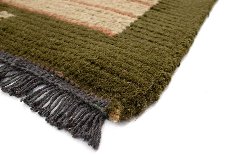Nepal Teppich 70 x 140 cm - beige