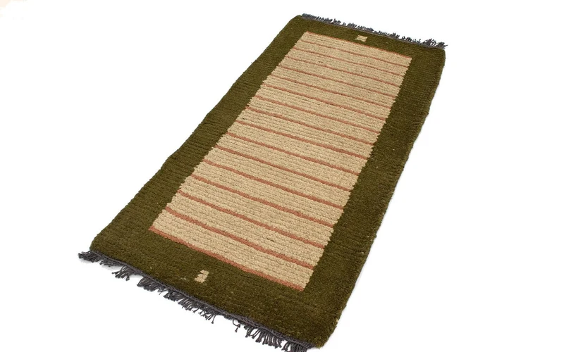 Nepal Teppich 70 x 140 cm - beige