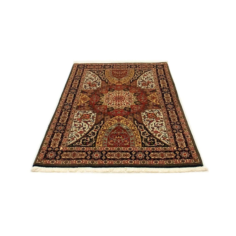 Täbriz - 50 Raj Teppich 100x157cm - Perserteppich - mehrfarbig