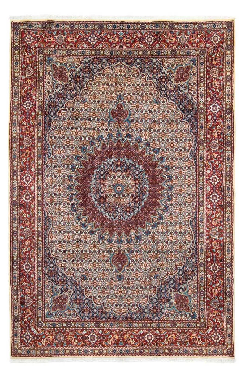 Moud Teppich 196x298cm - Perserteppich - beige