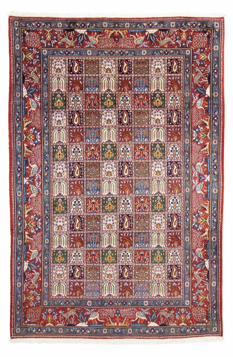 Moud Teppich 197x297cm - Perserteppich - hellrot