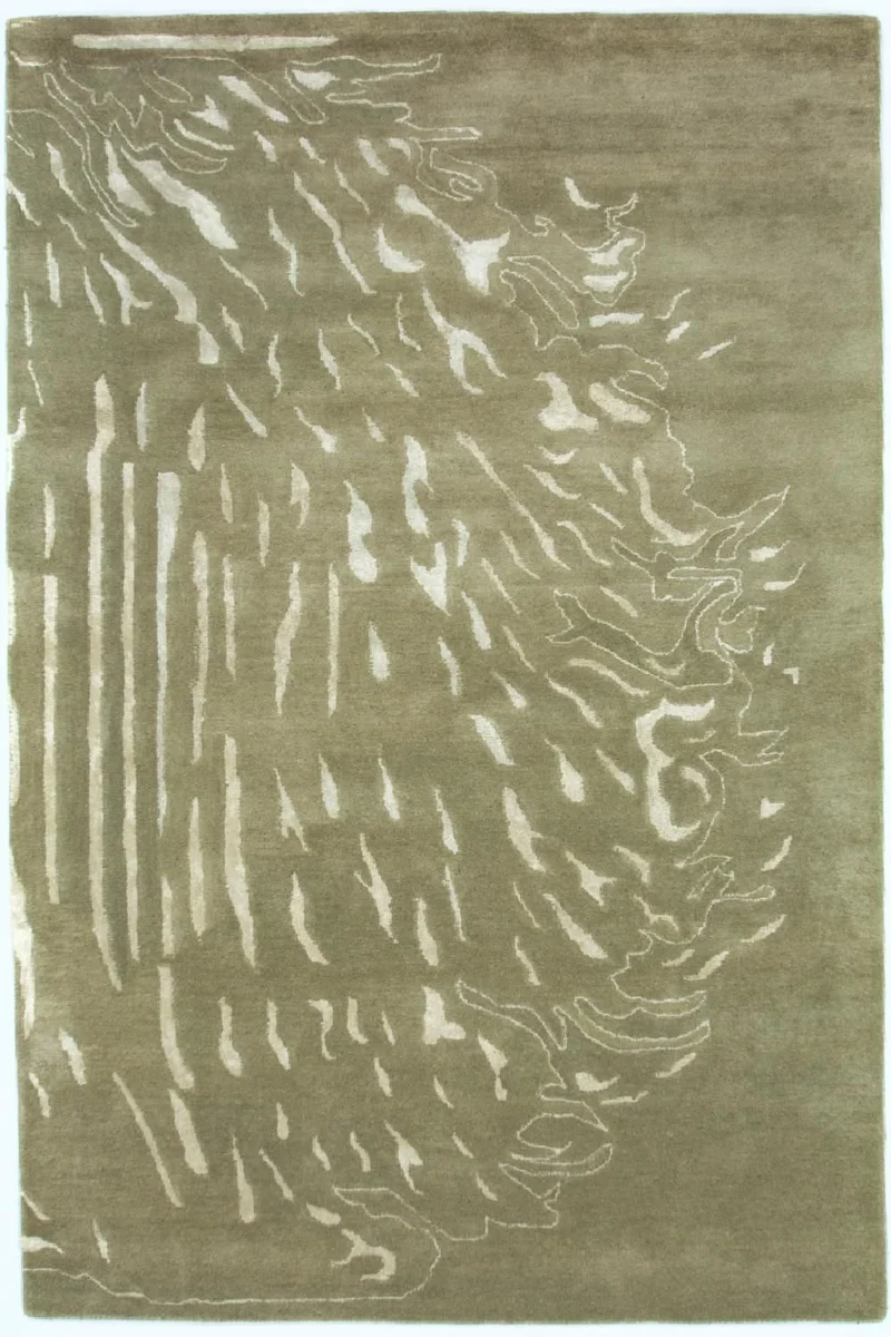 Designer Teppich 152x242cm - grau