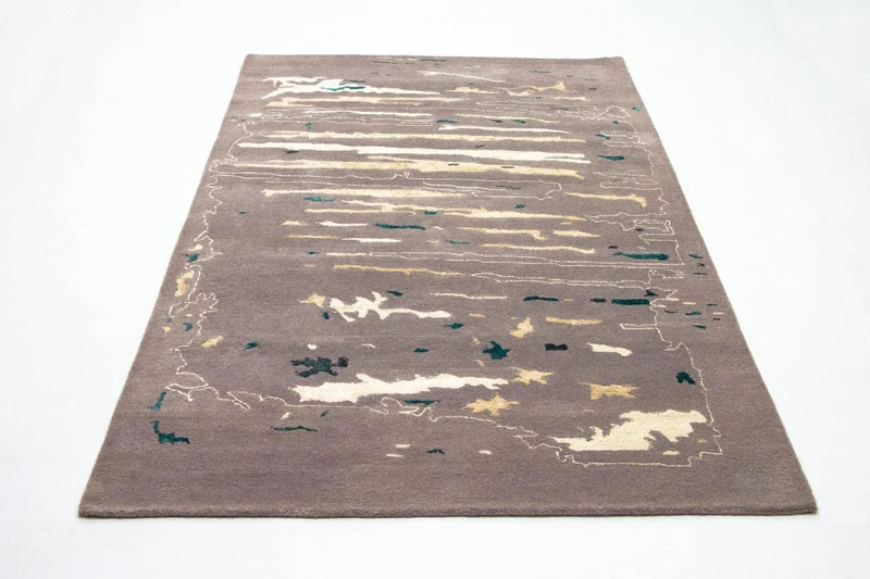Designer Teppich 153 x 243 cm Wohnzimmer Teppich