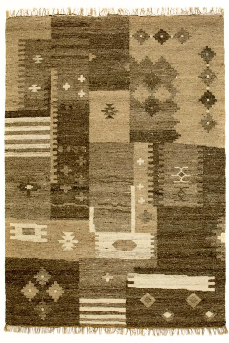 Kelim Teppich - Trendy 140 x 200 cm - mehrfarbig