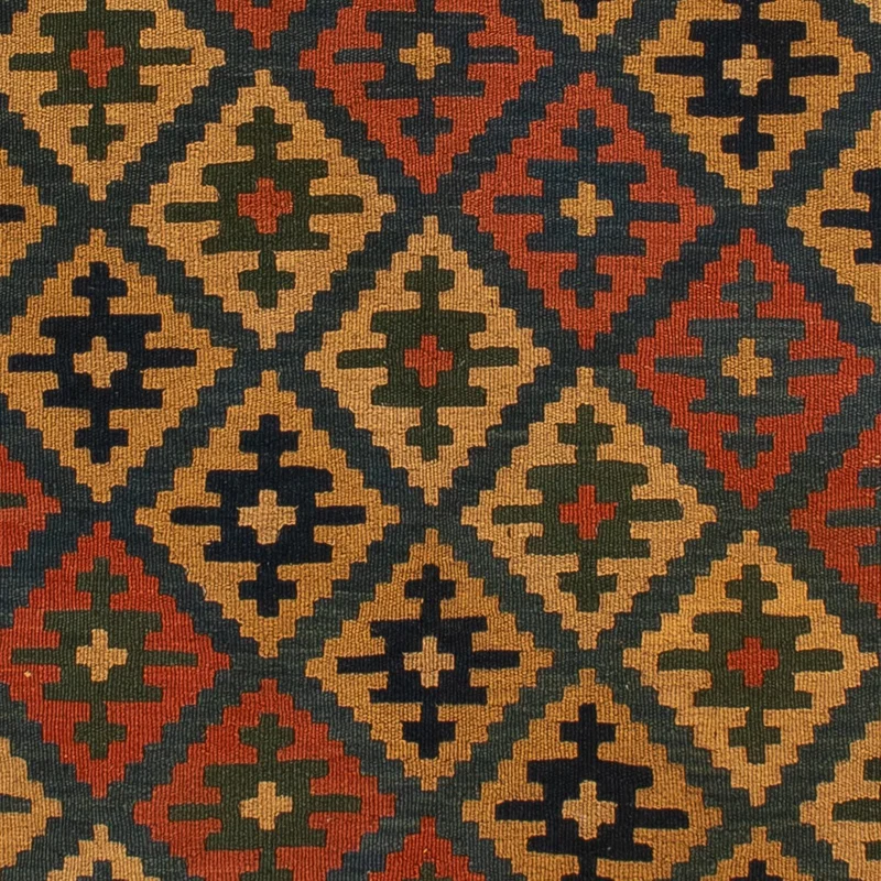 Kelim Fars Teppich 158x203cm - mehrfarbig