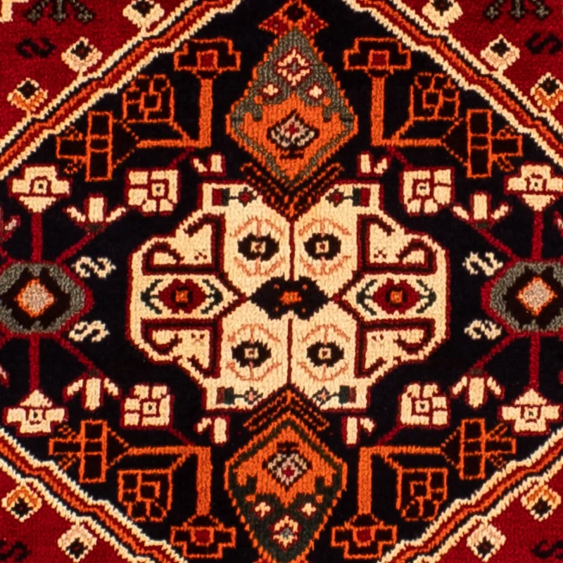 Shiraz Teppich 205x295cm - Perserteppich - dunkelrot