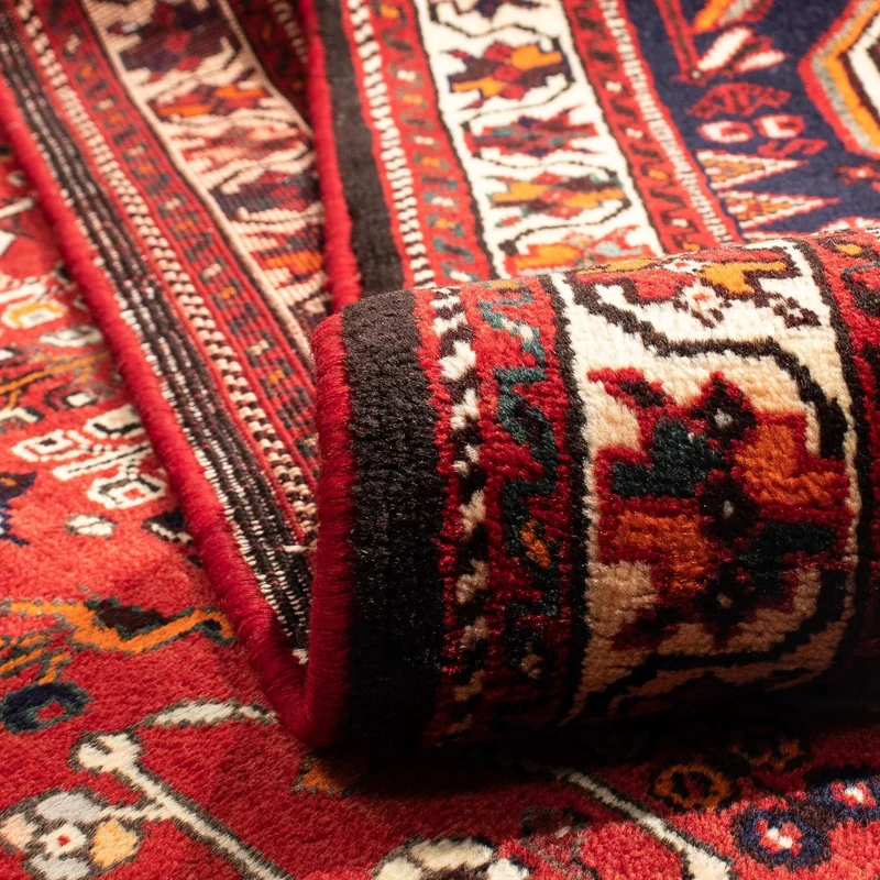 Shiraz Teppich 205x295cm - Perserteppich - dunkelrot