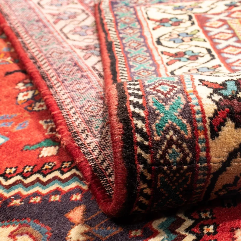 Shiraz Teppich 210x295cm - Perserteppich - dunkelrot
