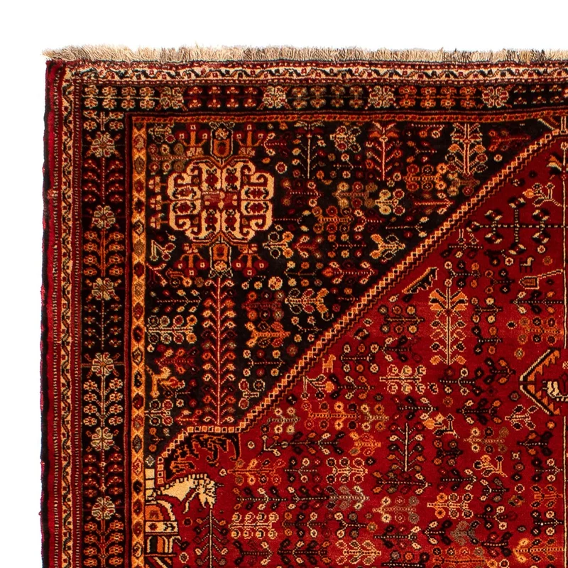 Ghashghai Teppich 203x288cm - Perserteppich - dunkelrot