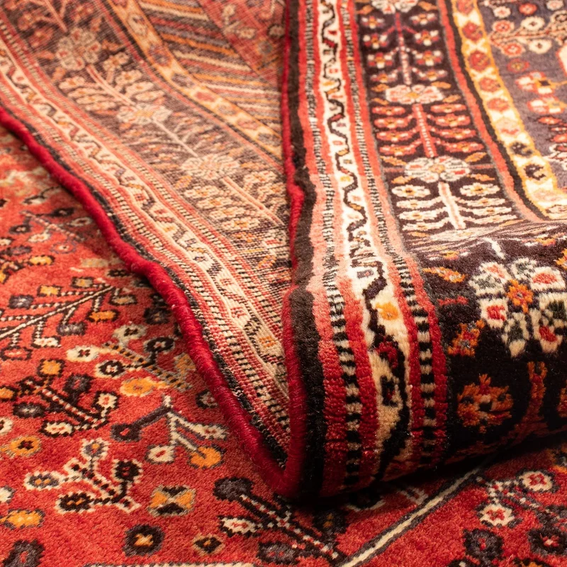 Ghashghai Teppich 203x288cm - Perserteppich - dunkelrot