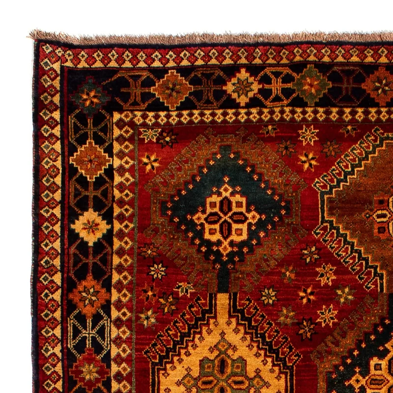 Ghashghai Teppich 200x282cm - Perserteppich - dunkelrot