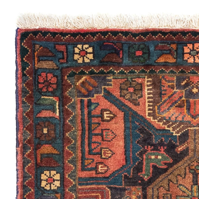Perserteppich - Nomadic 80 x 126 cm - hellrot