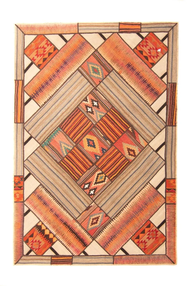 Patchwork Teppich 160x230cm - Orientteppich - mehrfarbig