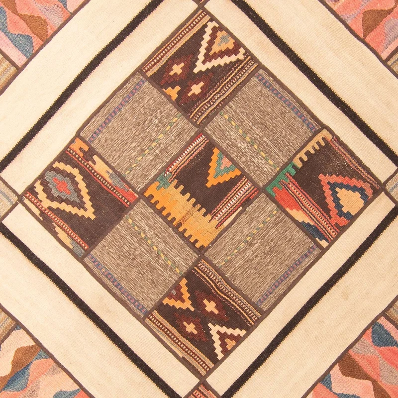 Patchwork Teppich 160x230cm - Orientteppich - mehrfarbig
