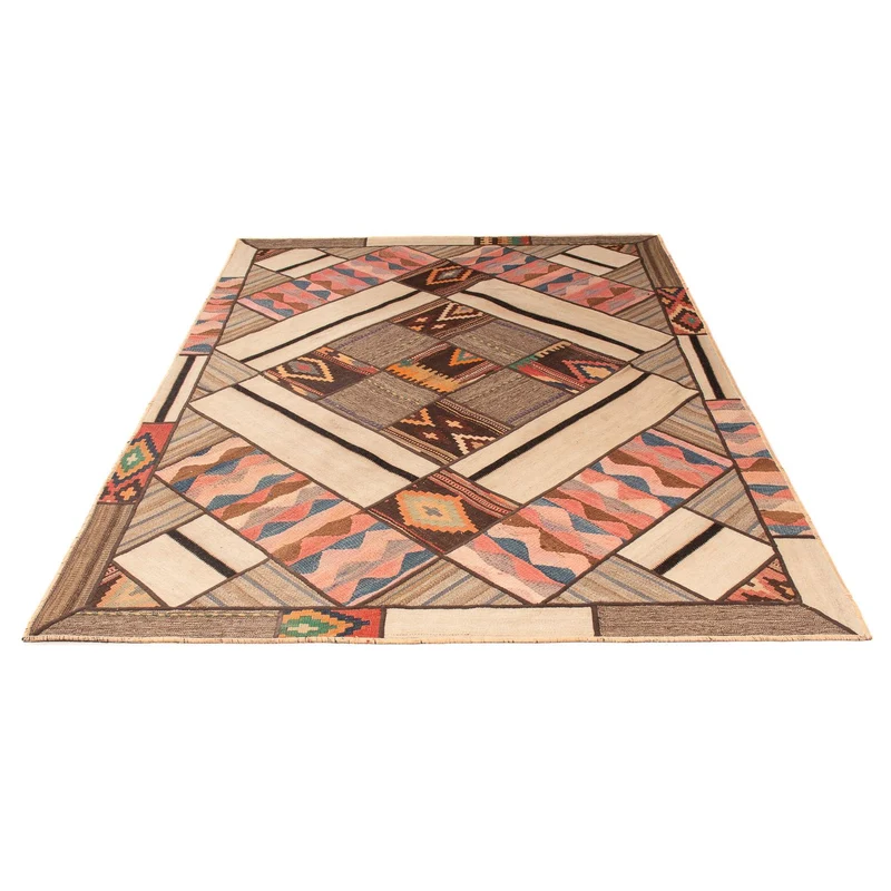 Patchwork Teppich 160x230cm - Orientteppich - mehrfarbig