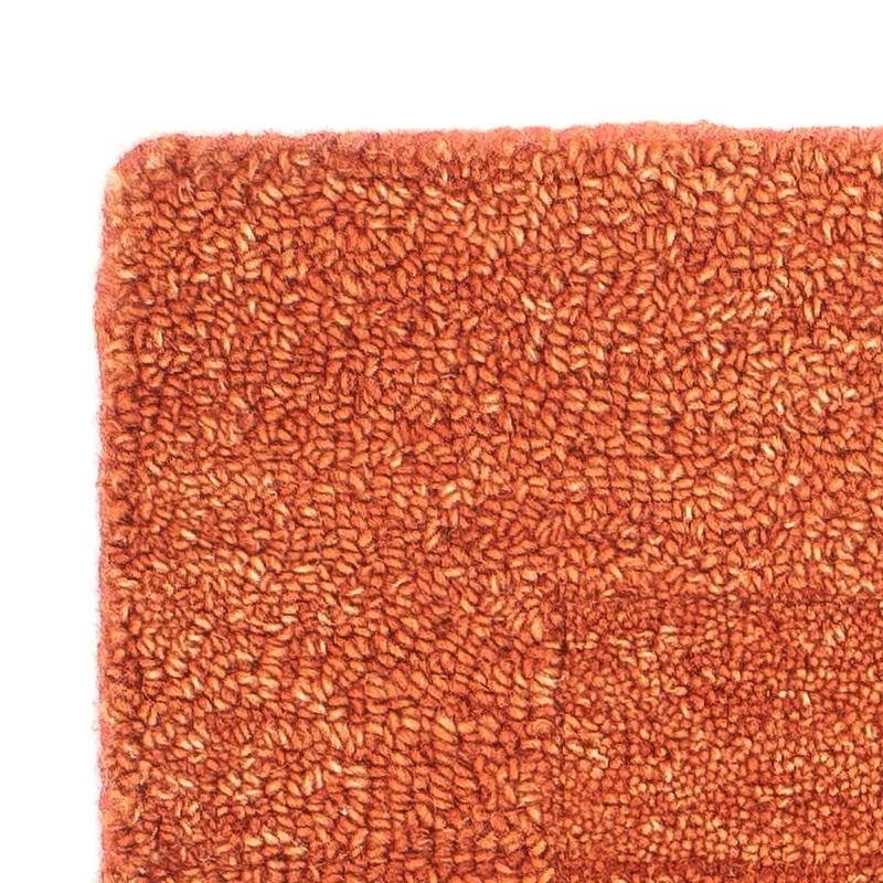 Wollteppich 47x47cm - orange