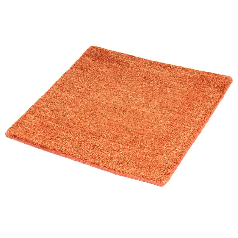 Wollteppich 47x47cm - orange
