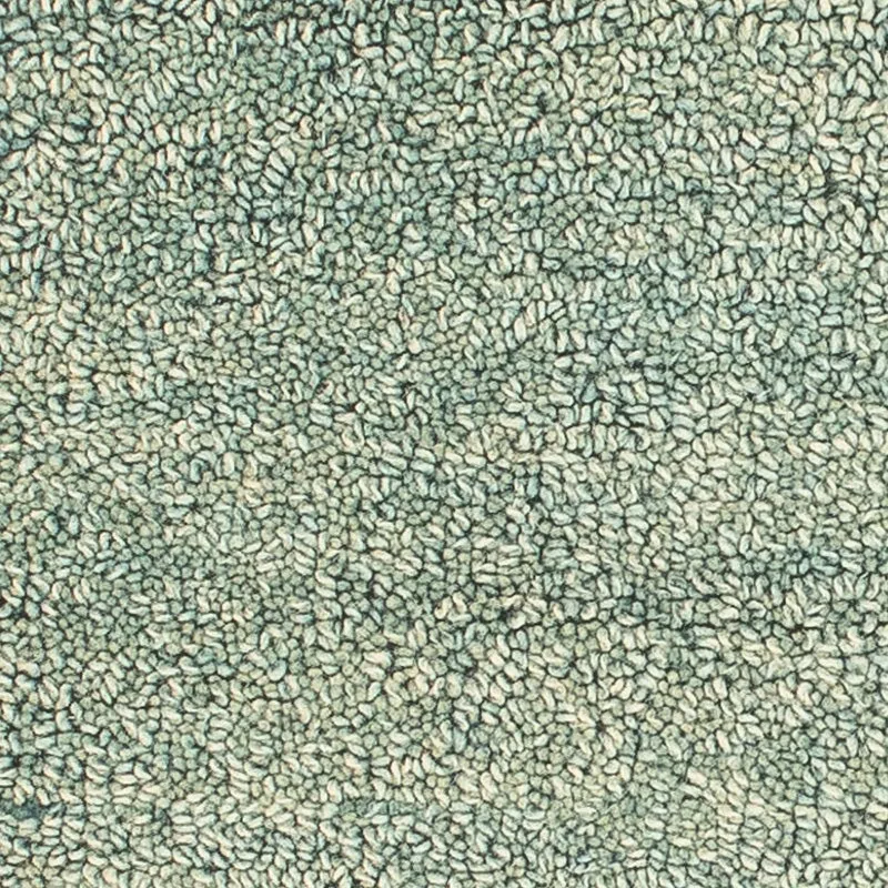 Wollteppich 47x47cm - grün