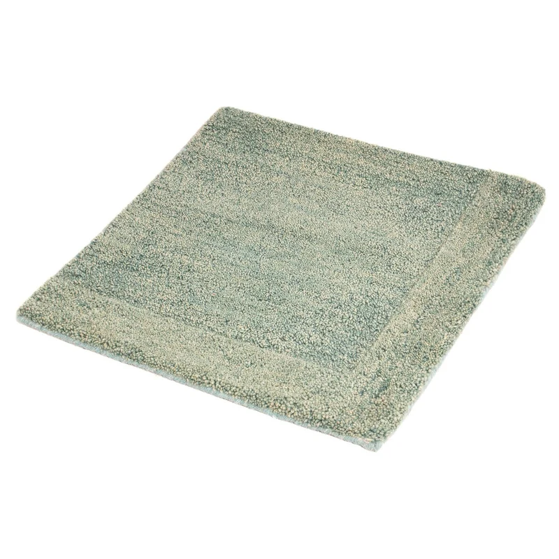 Wollteppich 47x47cm - grün