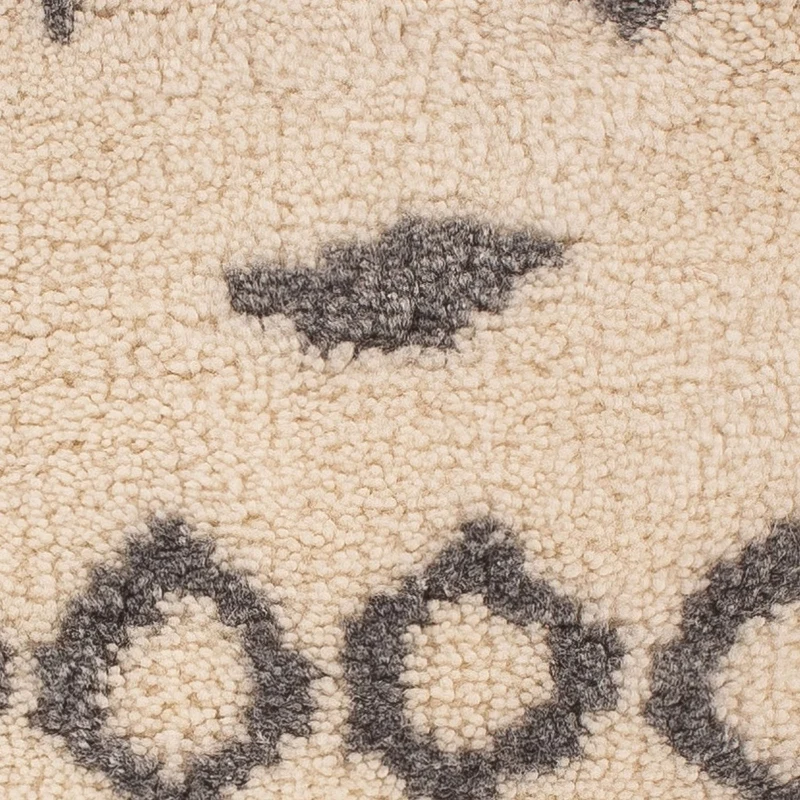 Berber Teppich 60x93cm - Wollteppich - beige