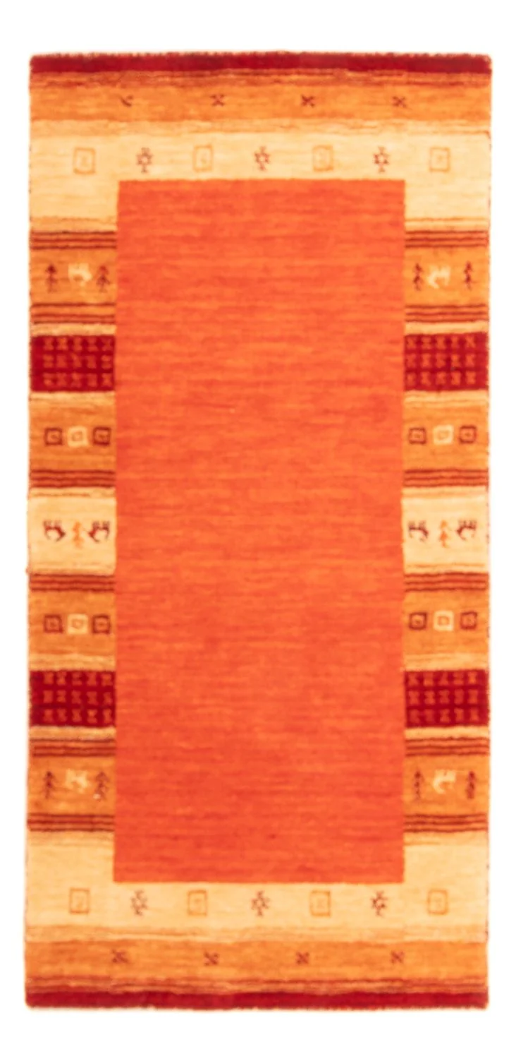 Gabbeh Teppich - Indus - 70 x 145 cm - orange