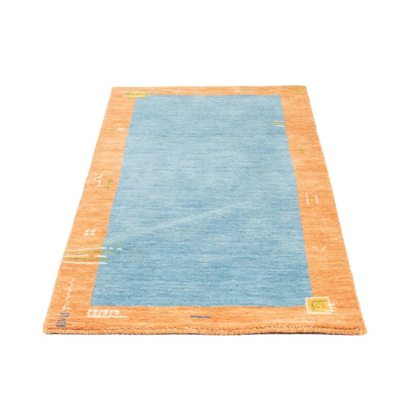 Gabbeh Teppich - Indus - 70 x 140 cm - hellblau