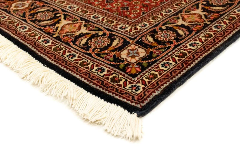 Täbriz - 50 Raj Teppich 100x158cm - Perserteppich - schwarz