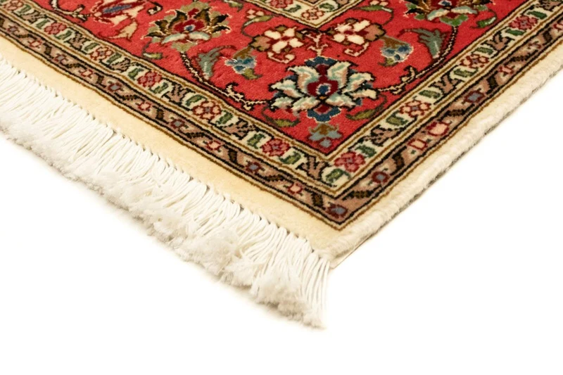 Täbriz - 50 Raj Teppich 103x155cm - Perserteppich - beige