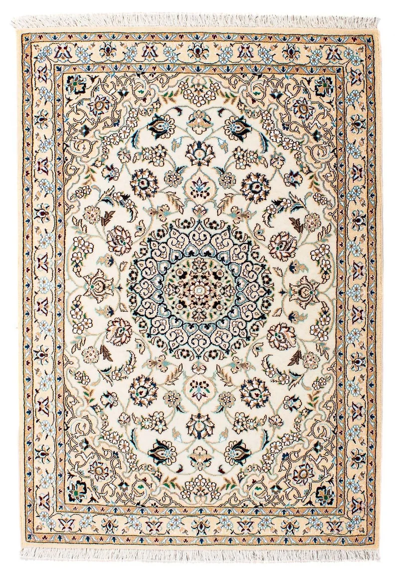 Nain - 9La Teppich 100x150cm - Perserteppich - beige