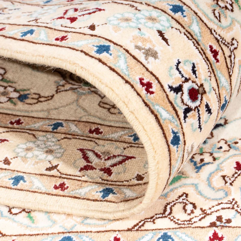 Nain - 9La Teppich 100x150cm - Perserteppich - beige